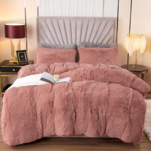 EMME Plüsch Bettwäsche Set Rosa Für Kinderrowadige und Comfortable Pflegebedürfnisse im Schlafzimmer