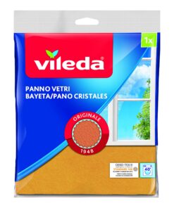 Vileda Klassisches Fenstertuch OEKO-TEX STANDARD 100 Mehrfarbig Einsatz in der Haushalte