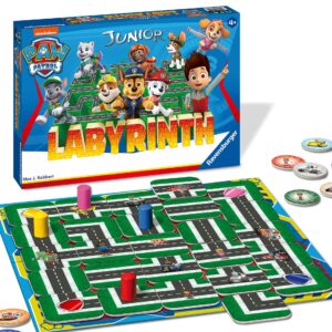 Ravensburger Paw Patrol Junior Labyrinth 20799 - Brettspiel für Kinder ab 4 Jahren - Geburtstagsgeschenk - Kinderfreundl
