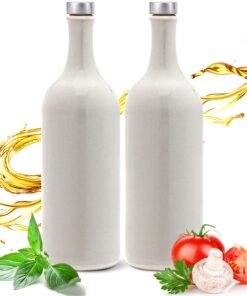 Gourmet Essig & Öl – Flaschen mit Ausgießer, Made in Germany | Handgefertigt - Einzigartig für Luxusinterior - 2x 750ml,