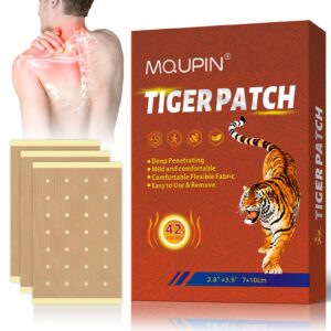 MQUPIN Schmerzlinderung Patches für Rücken, Knie, Hals und Schulter - Chinesische Ferninfrarot Pflaster mit natürlicher