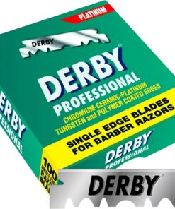 Derby Professional Rasierklingen | Sicherer Doppel-Schneidekante | Edelstahl Rostfrei | Comfort Mehr | Männer Rasieren |