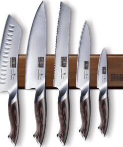HOSHANHO Ultra Scharfe Küchenmesserset für Profis | HOSHANHO Magnetischer Messerhalter Küchenset | HOSHANHO Professione