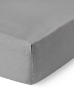 Amazon Basics Deluxe Spannbettlaken für Sicherheitsmatratzen, 100% Baumwolle Satin, 400 Fadenzahl, Superweich, 140 x 200
