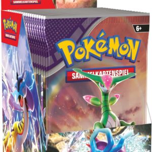 Pokémon-Sammelkartenspiel Karmesin & Purpur – 18 Boosterpacks Gewalten der Zeit