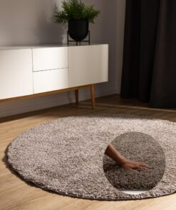 Basic Hochflorteppich Wohnzimmer - Weich & Waschbar - Für Schlafzimmer, Flur oder Esszimmer - OEKO-TEX STANDARD 100