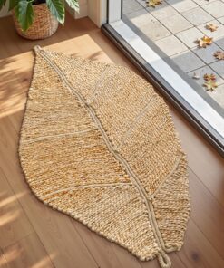 DEXI Beige Jute-Fußmatte für den Inneneingang 50,8 x 78,9 cm