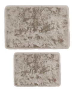 Mixibaby Badematten-Set weiche, rutschfestes Schnelltrocknendes Badeteepee Für Bad & Dusche, Größe: 50 x 80 cm + 50 x 40