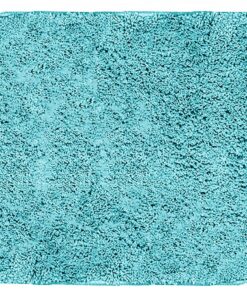 Brandsseller Badezimmerteppich rutschfest saugstark maschinenwaschbar - Türkis OEKO-TEX STANDARD 100