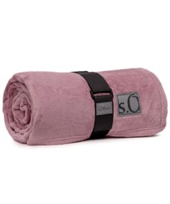 }s.Oliver Kuschelsoft Decke Altrosa Uni - flauschig & warm, waschbar, perfekt für Wintersaison }s.Oliver Kuschelsoft Dec