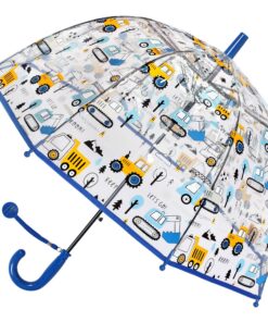 Rhomba Klar Transparente Blase Clear Bubble Umbrella für Kinder Lightweight undkiye Pi Martinser Look Perfect für Winter