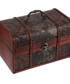 SUMTree Vintage Holz Aufbewahrungsbox Deko für Hochzeitsgeschenk und Heimdekoration Gross