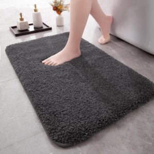 Chakme rutschfeste Badteppich weicher Mikrofasern 43×61 cm Wasserabsorbierend Maschinenwaschbar für Dusche Badewanne und