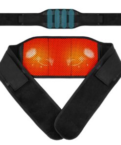 AOOWU Selbstheizender Hüftgurt für Herren und Damen mit Magnetfeldtherapie und Atmungsaktiver Rückenbandage (M)