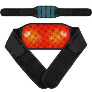 AOOWU Selbstheizender Hüftgurt für Herren und Damen mit Magnetfeldtherapie und Atmungsaktiver Rückenbandage (M)