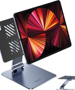 Verstellbarer iPad Pro 11 Generation Ständer mit 360° Drehfunktion | Aluminiumtabletanhalterung für iPad Pro 11 Generat