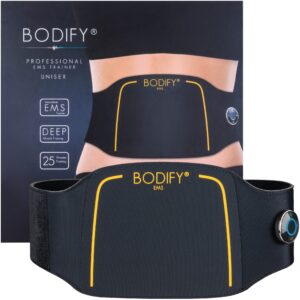Bodify EMS Rückentrainer Pro - Gezielte Stimulation der Rücken Muskulatur - Muskelaufbau und verbesserte Haltung - EMS T