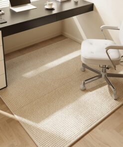 XXIUDEE rutschfeste Schreibtischstuhlmatten für Holzböden (150 x 120 cm, Stil 3) XXIUDEE Gaming-Rollstuhl-Bodenschutzm