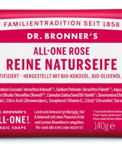 Reine Naturseife Rose Compact by Design - Natürliche Rose Duftseife für umweltbewusste Pflege