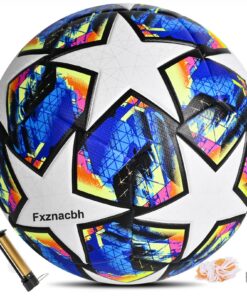 Fxznacbh Fussball Em Fussball 2024 Ball - perfekter Geschenk für Fußball Fans - Geburtstag, Regelmäßige Nr. 5 Ball mit P
