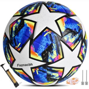 Fxznacbh Fussball Em Fussball 2024 Ball - perfekter Geschenk für Fußball Fans - Geburtstag, Regelmäßige Nr. 5 Ball mit P