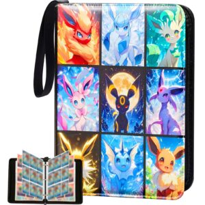 Sammelalbum Karten 9 Taschen, Wasserdicht Tragbar Geschenk für Kinder
