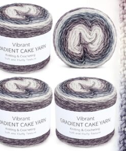 Aeelike Farbverlaufsgarn Wolle zum Stricken, Ombré Handstrickgarn für Strickanfänger und Fortgeschrittene, perfekt für G