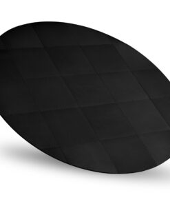 Whirlpool-Unterlage rund 240 cm – isolierende Bodenmatte für Outdoor-Whirlpools, schützt & dämmt – Schwarz