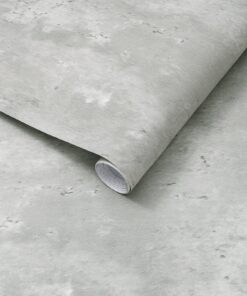 Arthome Klebefolie Möbel Grau Beton für Studios und Büros, Wasserdichte Tapete mit.selfklebendem Stickstoff