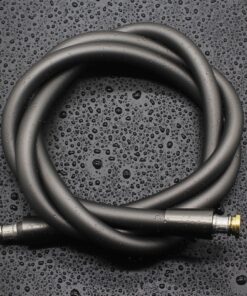Duschschlauch 1,5m mit Verdrehschutz, Besonders weicher Silikon Duschschlauch,Easy Clean, Grau | Besonders weicher Sili