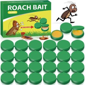 Kakerlaken abwehrmittel Gel - Hochwirksames Insektizid für Schaben, Brotkäfer und Heimchen im Innenbereich (24 Stück)
