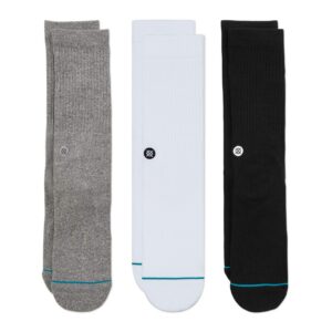 Stance Herren Classic Crew Socken 3er Packampusiqueilig für Männer im Sport und AlltagComfortable Stance Classic Crew So