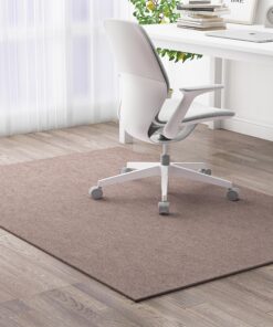 XIEMINLE Schreibtischstuhlmatte für Hartholzböden, rutschfeste und harte Bodenschutzmatte, perfekt für Home-Office-Büros