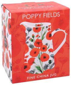 Die Leonardo Collection Finola Stack Poppy Krug | Keramikeinheit für Küche und Zuhause | Schönheit für den täglichen Geb