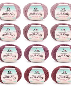 Aaelike Super Warm Häkelgarn, Ultraweiche Merinowolle zum Stricken, Strickwolle Set für Anfänger & Erwachsene, 600g Viol