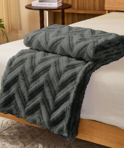 Kuscheldecke Flauschig 150x200 cm Warme Decken, Sofa überwurfdecke Flauschig Extra Weich OEKO-TEX STANDARD 100