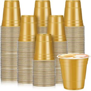 GWRFVIL 100 Pack 2 Unzen Plastik Schnapsgläser - Einwegbecher für Hochzeitsfeiere und Patrick's Day - Biertrinken und Se