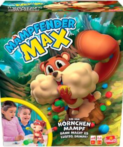 Goliath Mampfender Max - Brettspiele für Kinder ab 4 Jahren - Familie und Freunde spielen Spaßiges Gesellschaftsspiel zu