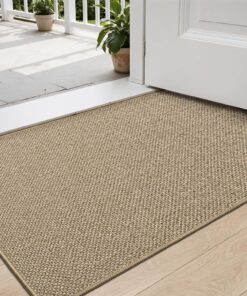 DEXI rutschfest Schmutzfangmatte 60 x 90cm, waschbar Fußmatte, dünne Eingangstürmatte für Innenbereich, strapazierfähige
