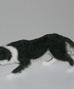 Leonardo Collection Border Collie - Stein - Schwarz - Spielzeug zum Teilen mit Hunden - 17 x 4 x 6 cm - Top-Suchbegriffe