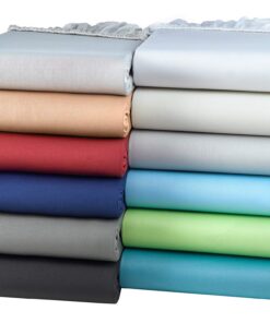 BaSaTex Microfaser Spannbettlaken Topper Boxspring Silber 180x200 - 200x200 cm Vielerlei Farben und Größen Verfügbar