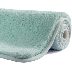 SFLXO rutschfest-Badvorleger Maschinenwaschbar Anti-Rutsch Badteppich Aqua SFLXO Flauschige Mikrofaser Weich Wasserabsor