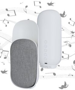 Northpoint 3 in 1 Nature Sound Box mit Bluetooth Lautsprecher und LED Nachlicht - beruhigende Klänge für Ruhe und Entspa
