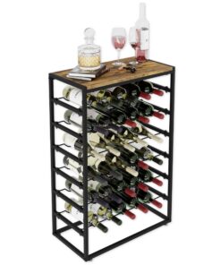 Lenmar - Weinregal aus Metall für Robuste Weinlagerung in Keller und Zimmertemperaturen (LOFT 2-30) Lenmar - Flaschenr