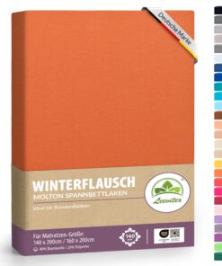Winter Spannbettlaken | Farbenfrohes Thermo Fleece | Families imcomfortable Schlafzimmer (Zuhause - Winter) Warme Isolat