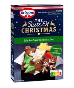Dr. Oetker Schoko-Ausstechplätzchen - Backmischung für Weihnachtskekse Rainforest Alliance