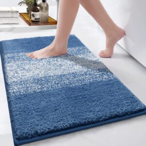 Enyhom Weiche Badematten für Badezimmer 80 x 120 cm, rutschfeste Wasserschutzvorbeugung, OEKO-TEX STANDARD 100