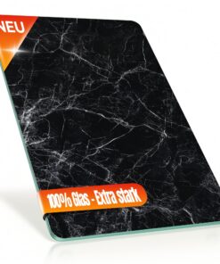 Decovetro® Schneidebrett Glas 40 x 30 cm | Hygienisch kratzfest hitzebeständig ohne Plastik