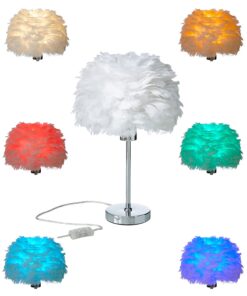 Northpoint LED Feder Tischlampe für den Schreibtisch in Chromglanz 43cm hoch | Northpoint Metall Standing Desk Lamp Chr