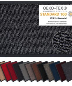 Carpet Diem Fußmatte, einfach sauber Fußabtreter Innen & Außen I Rutschfeste Türmatte I Schmutzfang Teppich für Haustür